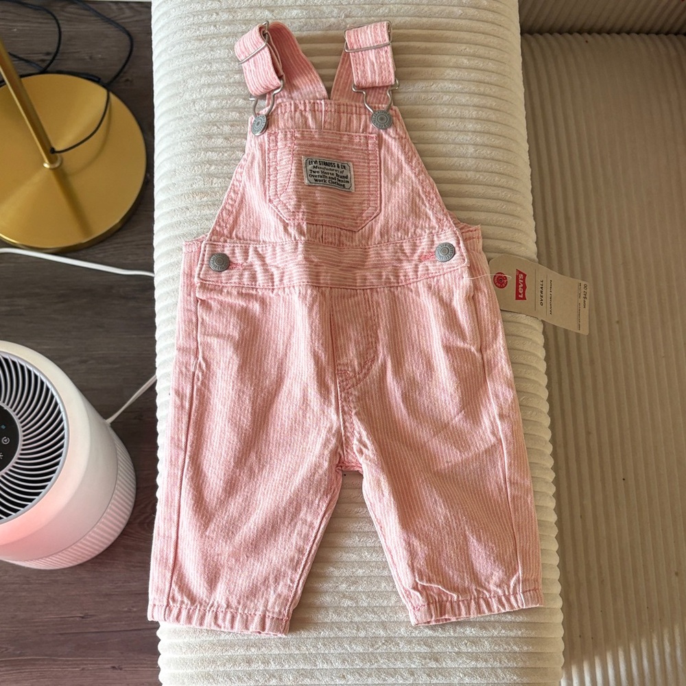 OshKosh B'gosh Light Pink Corduroy Overalls